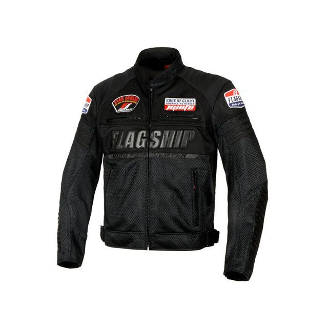 フラッグシップ 2025春夏モデル FJ-S218 エイサージャケット（ブラック