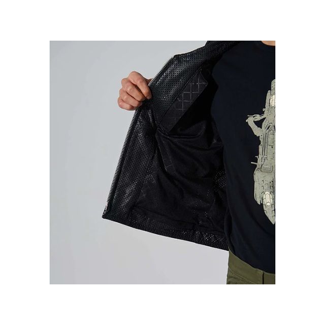 カドヤ 2025春夏モデル K'S LEATHER＆K'S PRODUCT PL-RIDERS VEST（ブラック） サイズ L KADOYA バイク ベスト