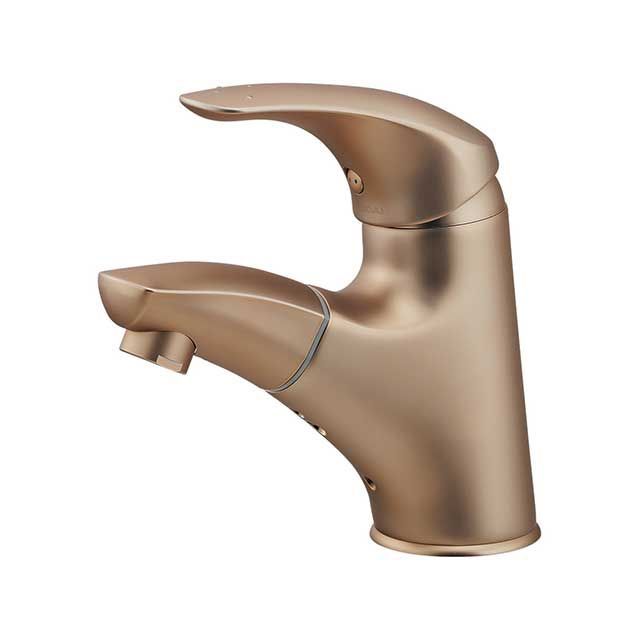 カクダイ 184-003K-GB シングルレバー引出し混合栓（シャンパンゴールド） kakudai