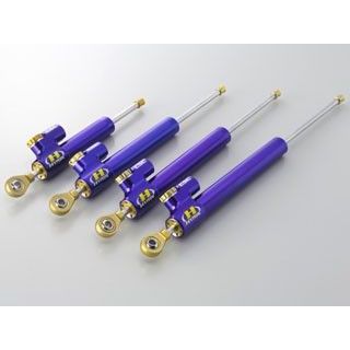 ハイパープロ 汎用 ステアリングダンパー CSCタイプ 120mm カラー レッド HYPERPRO