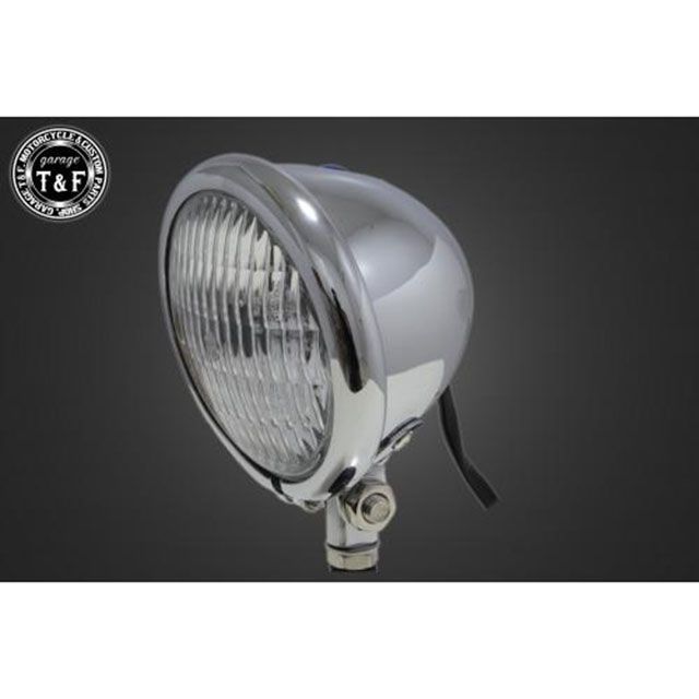 ガレージT&F エリミネーター250V エリミネーター250V 4.5インチベーツライト＋ステーSET（タイプK） タイプ オールブラック・イエロー…
