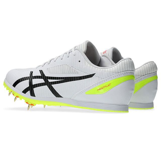アシックス 1093A195 HEATFLAT 12（WHITE/SAFETY YELLOW） サイズ 26.5cm ASICS
