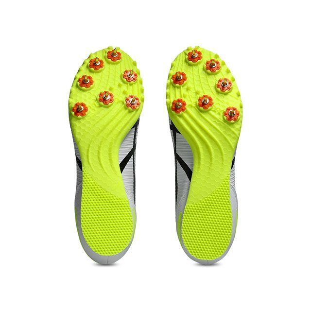 アシックス 1093A195 HEATFLAT 12（WHITE/SAFETY YELLOW） サイズ 26.5cm ASICS