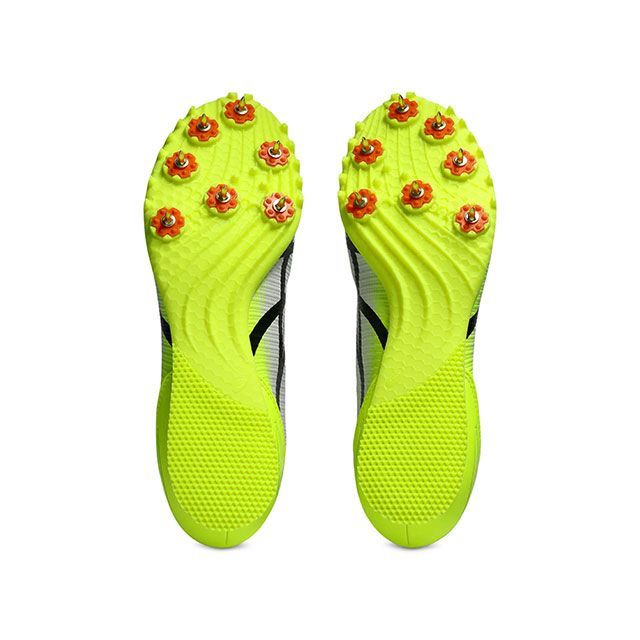アシックス 1093A199 HEATSPRINT 13（WHITE/SAFETY YELLOW） サイズ 26.5cm ASICS