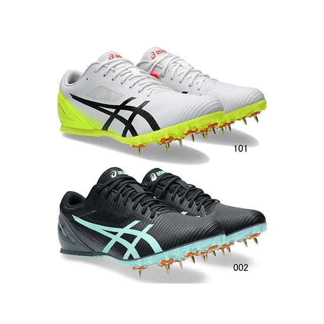 アシックス 1093A199 HEATSPRINT 13（WHITE/SAFETY YELLOW） サイズ 26.5cm ASICS