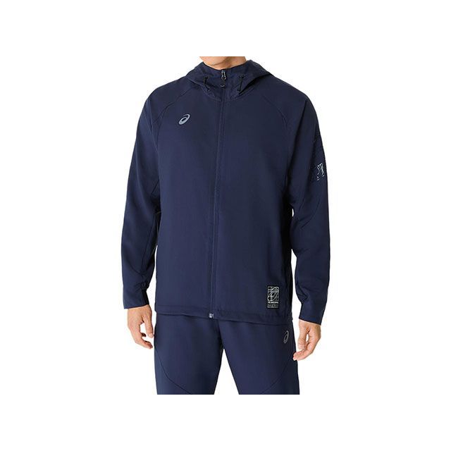 アシックス 2031E980 ドライアクティモーションクロスフーディージャケット（MIDNIGHT） サイズ L ASICS