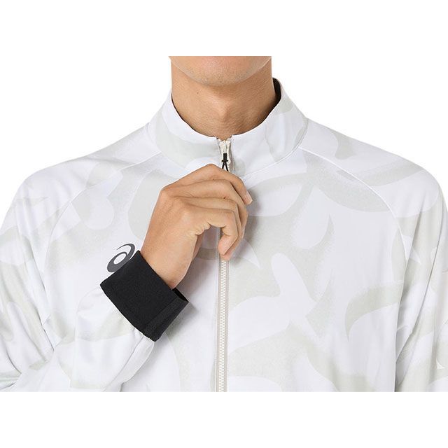 アシックス 2031E985 ドライグラフィックストレッチニットジャケット（BRILLIANT WHITE） サイズ S ASICS_6