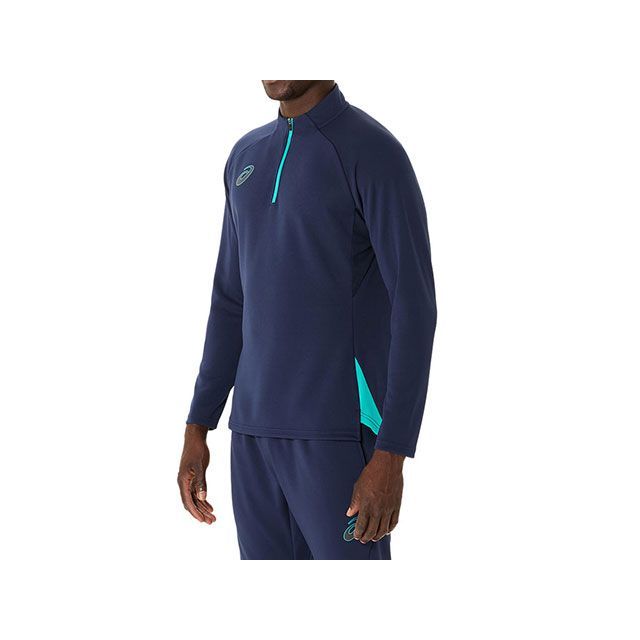 アシックス 2101A301 HALFZIP KNIT TOP（ミッドナイト） サイズ XL ASICS_2