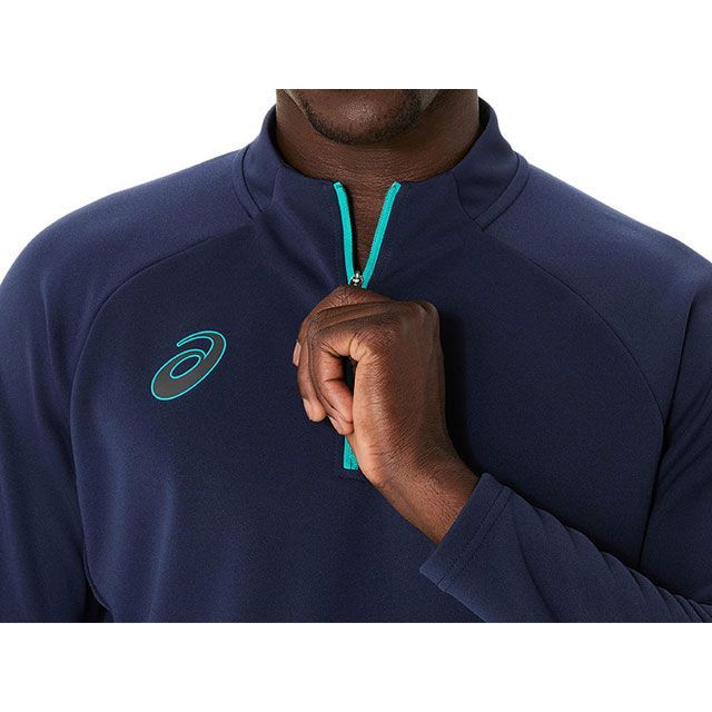 アシックス 2101A301 HALFZIP KNIT TOP（ミッドナイト） サイズ XL ASICS_4