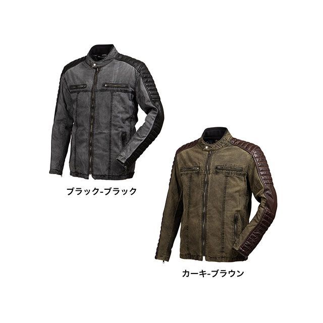 デグナー 2025春夏モデル 25SJ-2 テキスタイル&レザージャケット