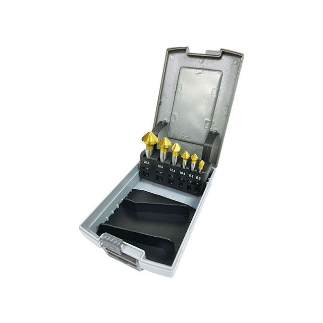 プロチ PRC-CSTNSET 6本組 TINコート HSSカウンターシンクセット90°3枚刃 ケース付 PROCHI