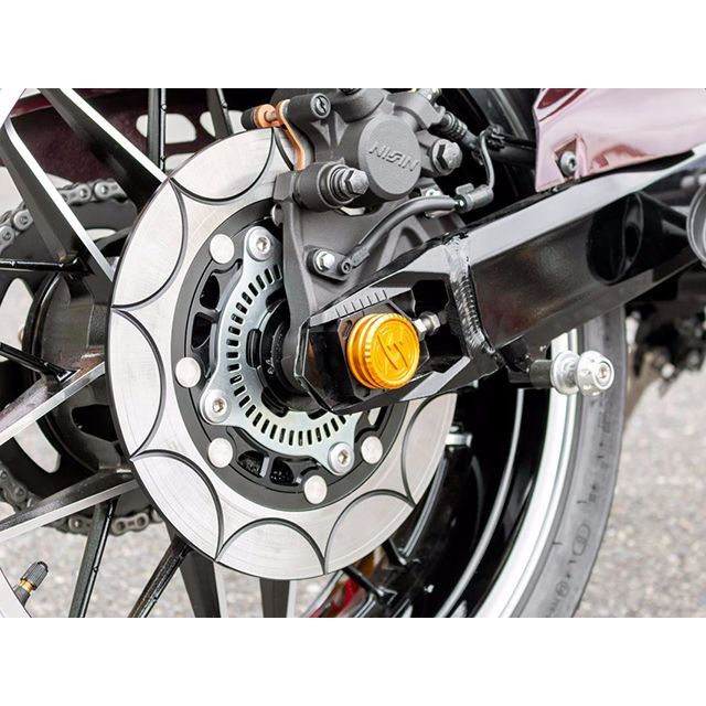 アーキ Z900RS/CAFE/SE 250φトレンチカットディスクローター リア フローティングピン（ステンレス） ARCHI_1