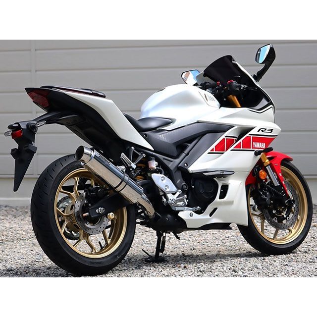 さ ダブルアールズ MT-03 YZF-R3 JMCA スリップオン ラウンド・ステンレス