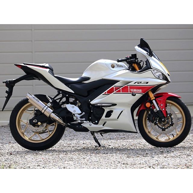 ダブルアールズ MT-03 YZF-R3 JMCA スリップオン S.O.Vショートチタンオーバルソリッドタイプ WR’S_2