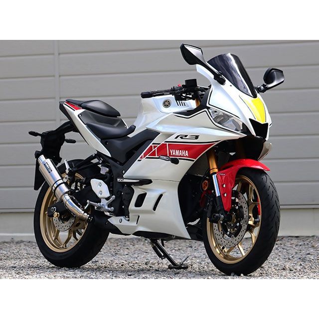 ダブルアールズ MT-03 YZF-R3 JMCA スリップオン S.O.Vショートチタンオーバルソリッドタイプ WR’S_7