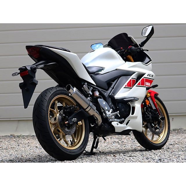 ダブルアールズ MT-03 YZF-R3 JMCA スリップオン S.O.Vショートチタンオーバルソリッドタイプ WR’S_8