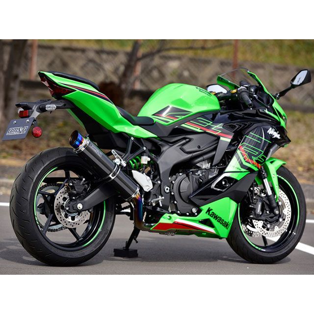 BMS ZX-4RR/ZX-4R SE チタンフルエキ R-EVO2 カーボンサイレンサー