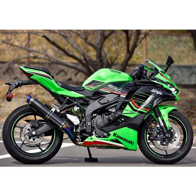 BMS ZX-4RR/ZX-4R SE チタンフルエキ R-EVO2 カーボンサイレンサー