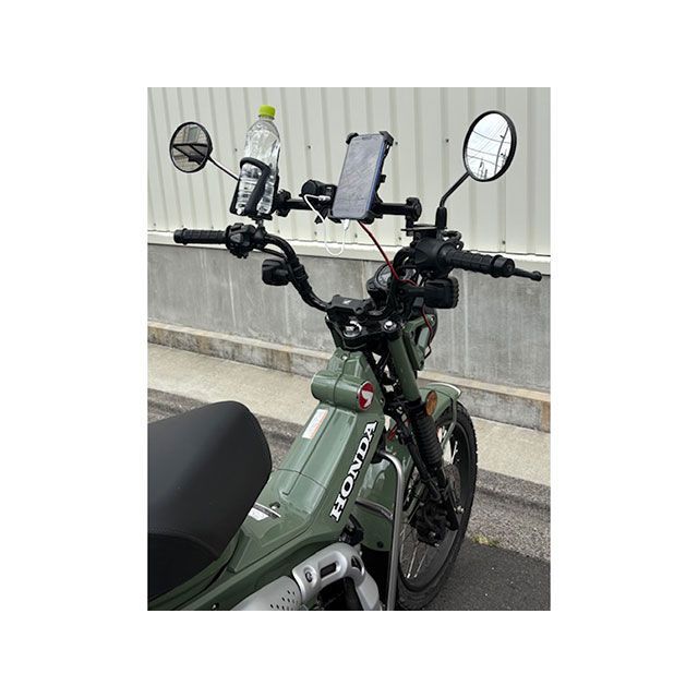 【メーカー直送】スパンキーズ CT125 ハンターカブ CT125ハンターカブ スマートフォンマウントバー SPUNKYS_6