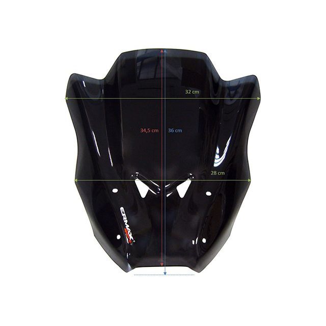 アルマックス GSX-S1000 GSX-S1000 2022-2025 ノーズスクリーン カラー クリア ERMAX