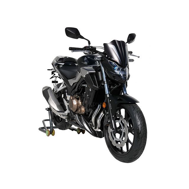 アルマックス CB500F CB500F 2019-2023 ノーズフェアリング 28cm カラー サテンブラック（ブラックラインシリーズ）2019…_1