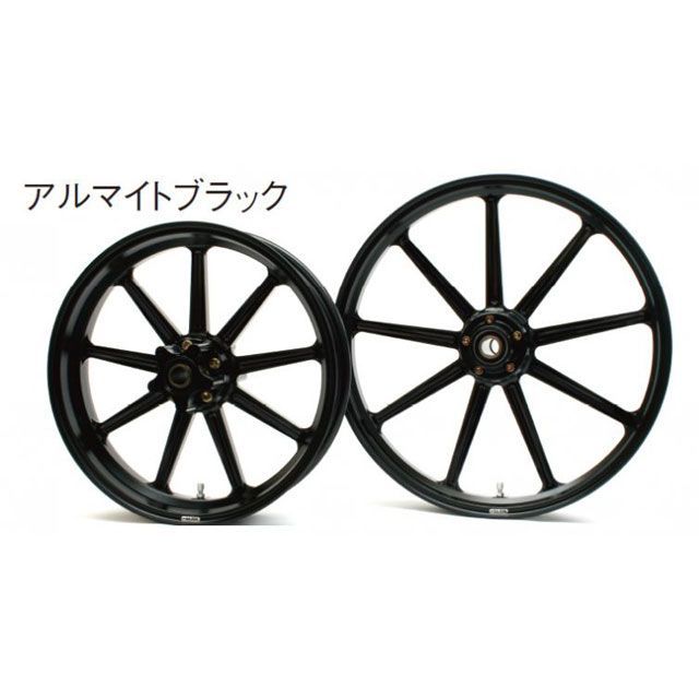 グライド DYNA アルミニウム鍛造ホイール フロント（250-19） ダブルディスク カラー アルマイトブラック GLIDE