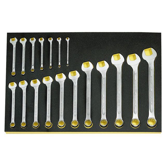スタビレー TCS 13/18、6-24 MM TCS（ツールコントロールシステム）用 18本組 コンビネーションレンチセット STAHLWILLE