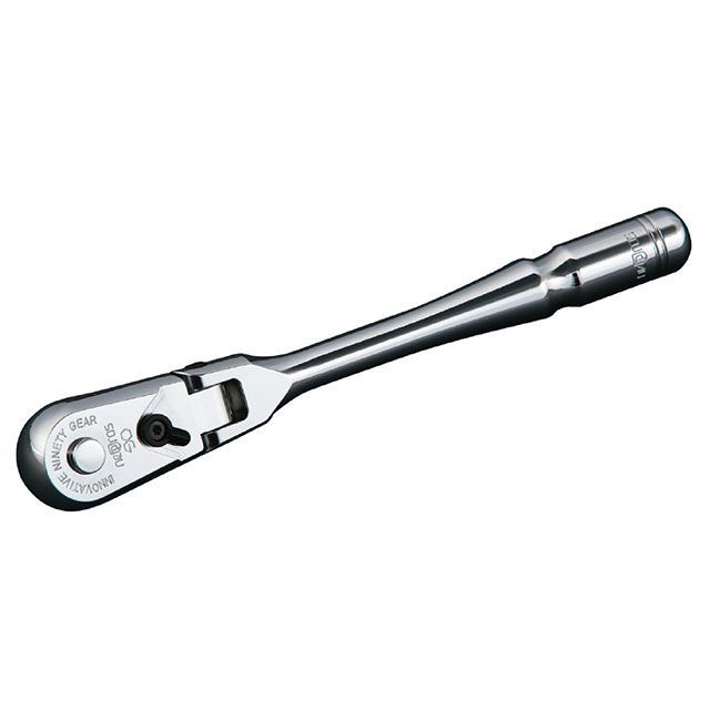 ネプロス NBRC390F 9.5sq. コンパクトフレックスラチェットハンドル 90ギア 全長150mm nepros