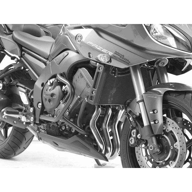 ヘプコ&ベッカー FZ8 FAZER エンジンガード(ブラック) HEPCO&BECKER
