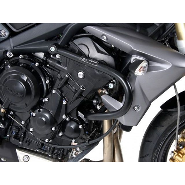ヘプコ＆ベッカー STREET TRIPLE 675 STREET TRIPLE R エンジンガード（ブラック） HEPCO＆BECKER