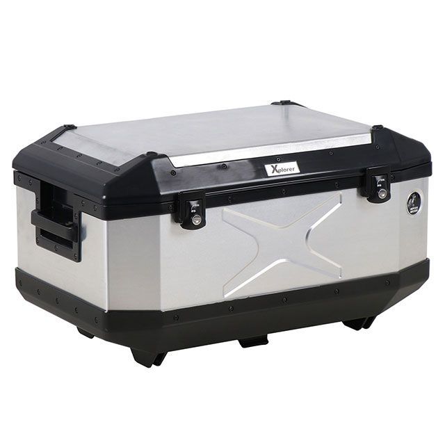 ヘプコ＆ベッカー トップケース エクスプローラー 60（シルバー） HEPCO＆BECKER バイク