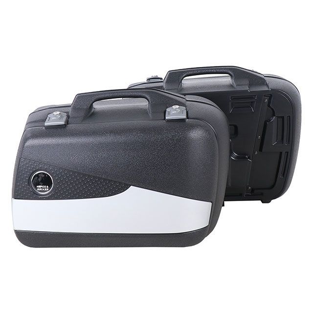 ヘプコ＆ベッカー サイドケース ジュニアフラッシュ 40 左右セット（ブラック/シルバー） HEPCO＆BECKER バイク