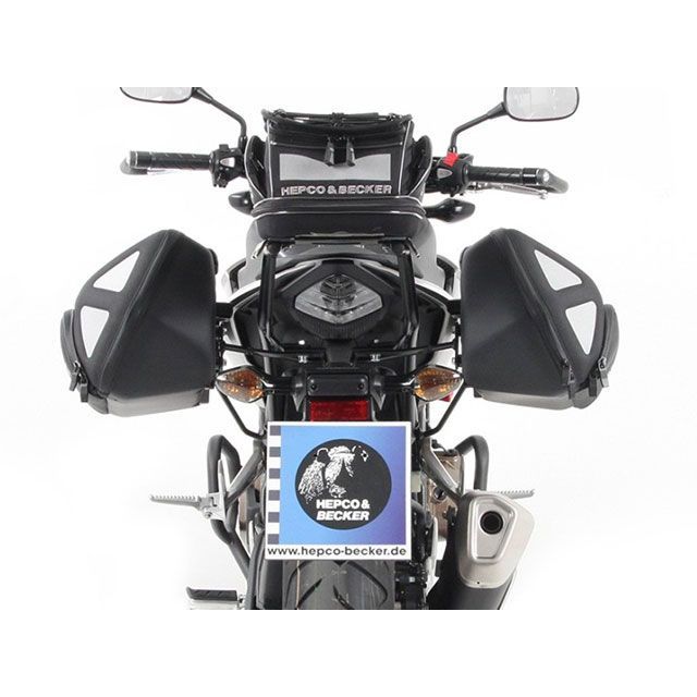 ヘプコ&ベッカー CB400F CBR400R C-Bowサイドキャリア(アンスラサイト) HEPCO&BECKER ヘプコ&ベッカー CB400F CBR400R C-Bowサイドキャリア(アンスラサイト) HEPCO&BECKER