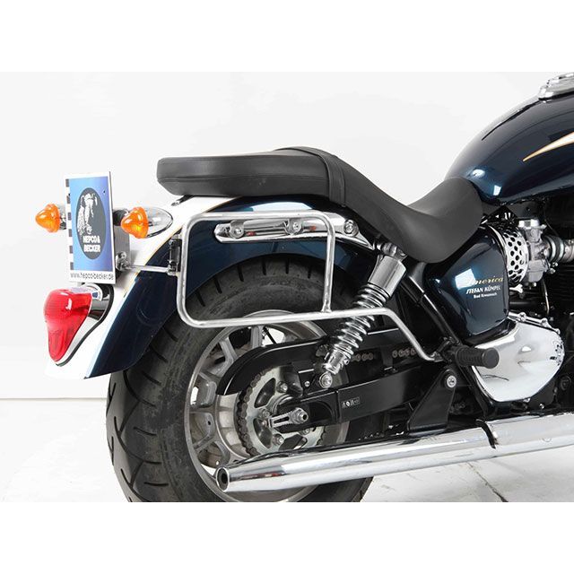 ヘプコ&ベッカー BONNEVILLE サイドキャリア(クローム) HEPCO&BECKER バイク 外装