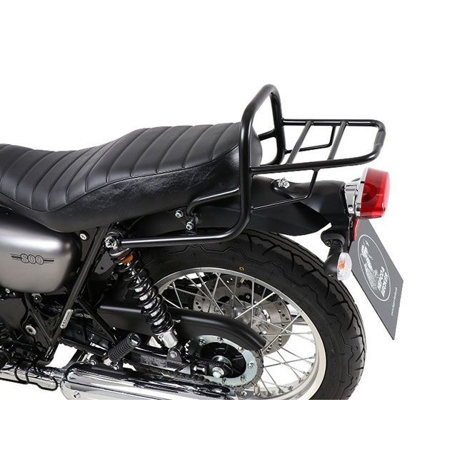 ヘプコ＆ベッカー W800 CAFE W800 STREET トップケースキャリア リアラック（ブラック） HEPCO＆BECKER