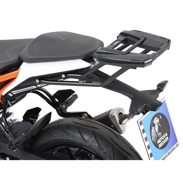 ヘプコ＆ベッカー 125DUKE 390DUKE トップケースキャリア イージーラック（ブラック） HEPCO＆BECKER