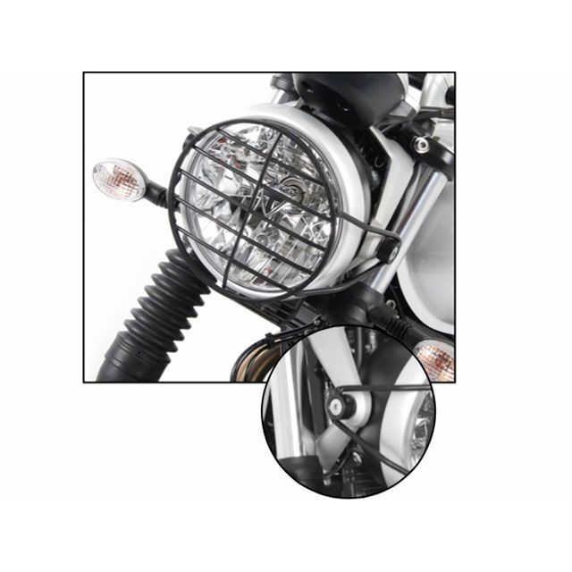 ヘプコ＆ベッカー STREET SCRAMBLER STREET TWIN ヘッドライトグリル（ブラック） HEPCO＆BECKER