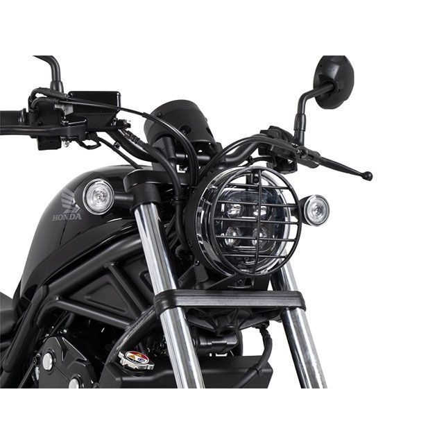 ヘプコ＆ベッカー REBEL250 REBEL500 ヘッドライトグリル（ブラック） HEPCO＆BECKER