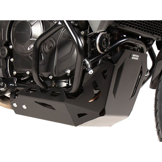 ヘプコ＆ベッカー XL750 TRANSALP スキッドプレート（ブラック） HEPCO＆BECKER