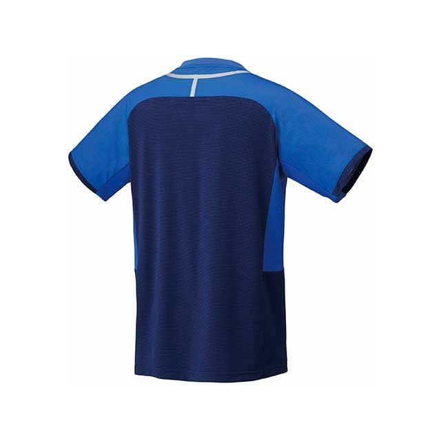 YONEX バドミントンウェア Lサイズ 青 ヨネックス 10633 メンズゲームシャツ（ダークネイビー） サイズ SS YONEX