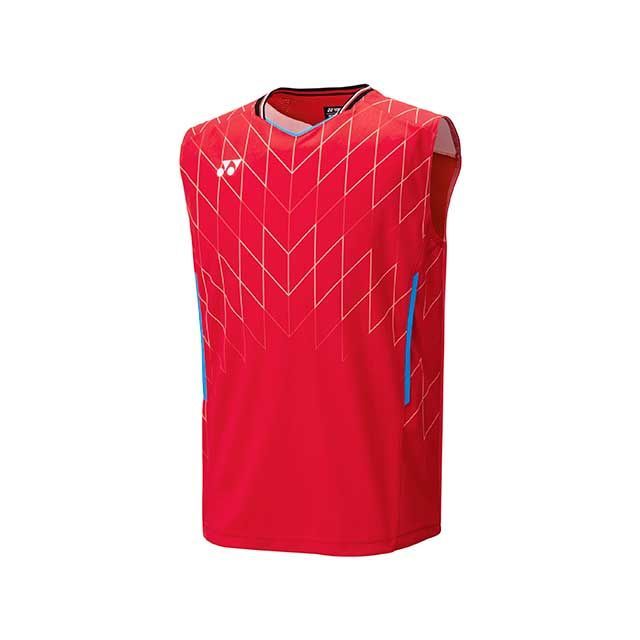 ヨネックス 10699 メンズゲームシャツ ノースリーブ（ジャパンレッド） サイズ L YONEX