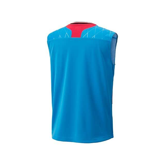 ヨネックス 10699 メンズゲームシャツ ノースリーブ（セルリアンブルー