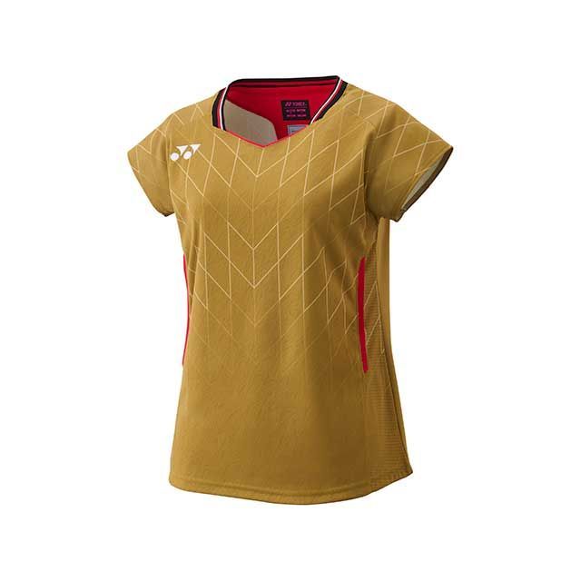 ヨネックス 20915 ウィメンズゲームシャツ フィットシャツ（ゴールド） サイズ L YONEX