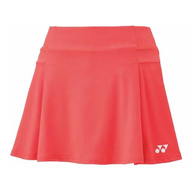 ヨネックス 26145 ウィメンズスカート インナースパッツ付（コーラルレッド） サイズ XO YONEX