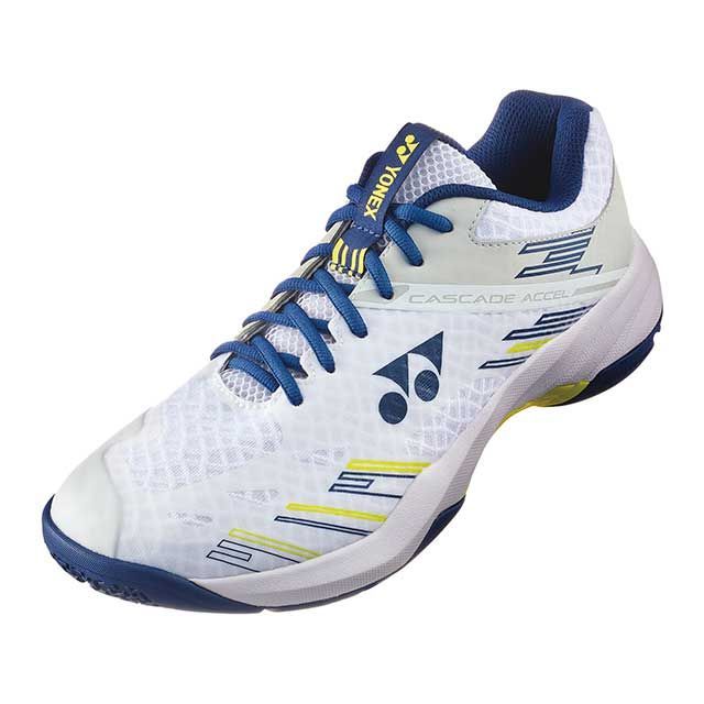 ヨネックス SHBCA1 パワークッションカスケードアクセル(ホワイト/ネイビー) サイズ 23.0cm YONEX