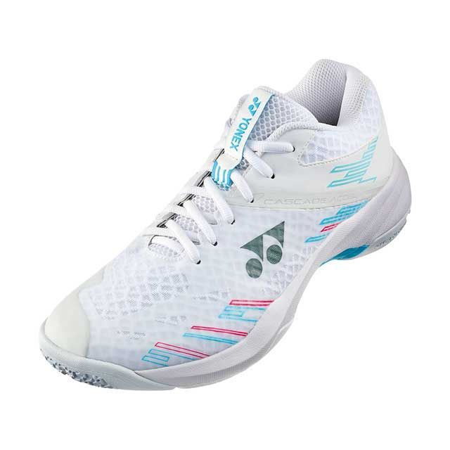 ヨネックス SHBCA1MD パワークッションカスケードアクセルミッド（ホワイト/スカイブルー） サイズ 24.0cm YONEX