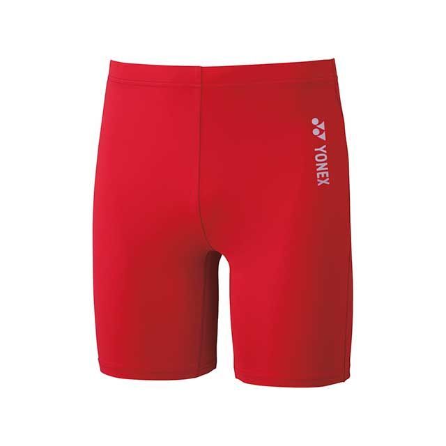ヨネックス STBF2018 ユニハーフスパッツ（レッド） サイズ S YONEX キャンプ
