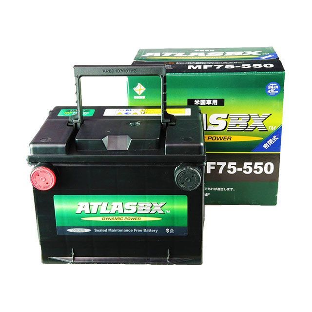 【メーカー直送】ATLASBX ATLASBX standard 米国車用（BCI） MF75-550 Atlasbx