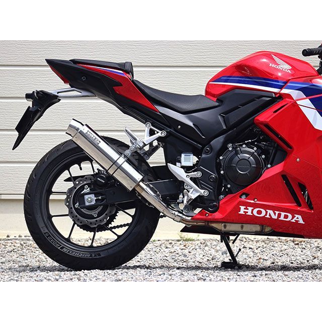 ダブルアールズ CBR400R/ABS ラウンドタイプ ステンレス