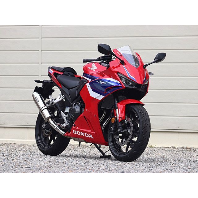 ダブルアールズ CBR400R JMCA スリップオン ラウンド・ステンレス